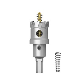 2022 Upgrade Heavy Duty Carbide Hole Saw,Metal Steel Hole Saw Drill Bit,TCT Hole Cutter-Alloy Hardness Upgrade, Life Upgrade,Use for Stainless Steel, mild Steel, Iron, Copper,etc (28mm|1-3/32")