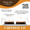 Pure Over Glass Espresso Cups | 2 Piece Coffee Mugs