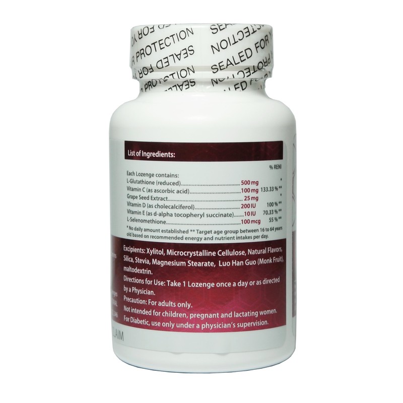 Thiocell Glutathione Complex Dietary Supplement and Vitamins Skin Whitening