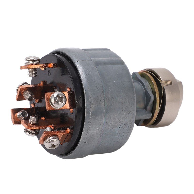 6 Pin Excavator Ignition Start Switch with Key Protection Cover
