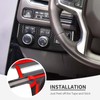 Linskip Headlight & Mode Panel Control Trim Compatible with 2021