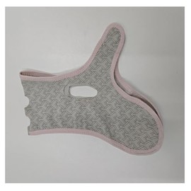 PUOPOSTY V Line Lifting Mask Chin Strap for Sleeping - Double Chin Reducer & Jawline Shaper with Adjustable Face Lifting Tape, 3D Contoured Jaw Exerciser for Women (Pink/M)