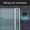 White Exhaust Hood Vent 4'' Inch with Built-in Pest Guard