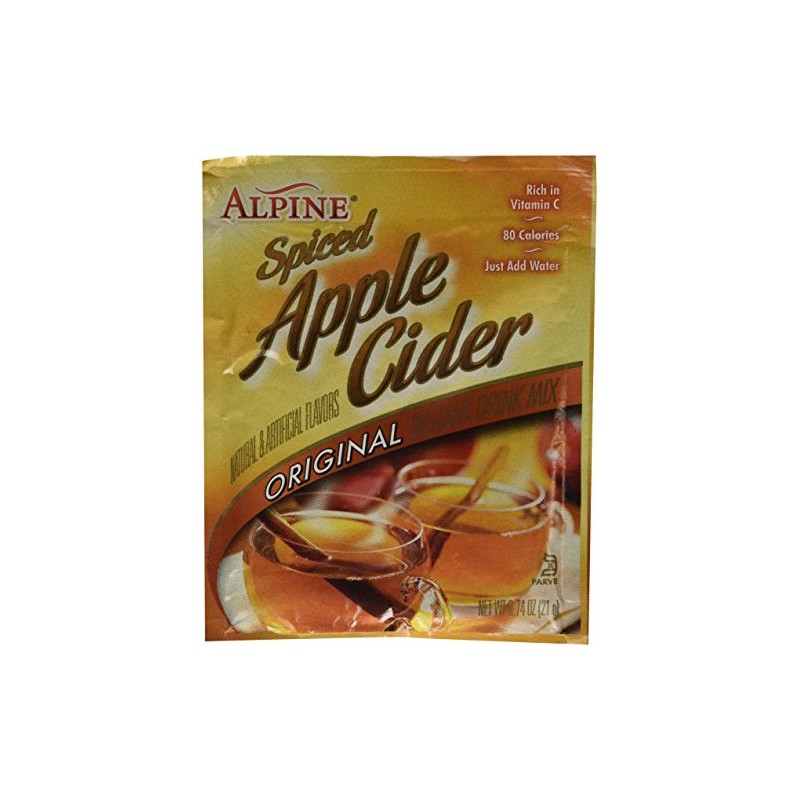 Alpine Spiced Apple Cider Drink Mix, Original 60 .74 oz.