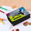 Striefchen® Children's Wallet with Name, Motocross, Black, black