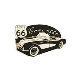 An American Classic Sports Car Legend! and Award Winning Road Trail the CORVETTE & ROUTE 66 Hat Cap Jacket Backpack Lapel Pin