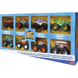 Hot Wheels Monster Trucks Live 8-Packs Toy Trucks
