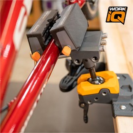 Work IQ Tools Flex Fit Vise Jaws | Reversible Multi-Functional Jaws | Non-Marring Textured Rubber, 4 Vertical & 3 Horizontal Grooves and 160° Angled Groove for Optimal Performance