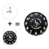 25x25cm Wood Wall Clock that is a Model of a