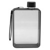 Flat Water Bottle Plastic Leakage Proof Transparent Square Portable A5