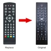 AULCMEET Replacement Remote Control for Skymaster Digital Satellite Receiver XHD