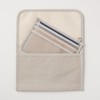Muji NGB85A1S Cotton Maternal and Child Notebook Case, Small, Navy,