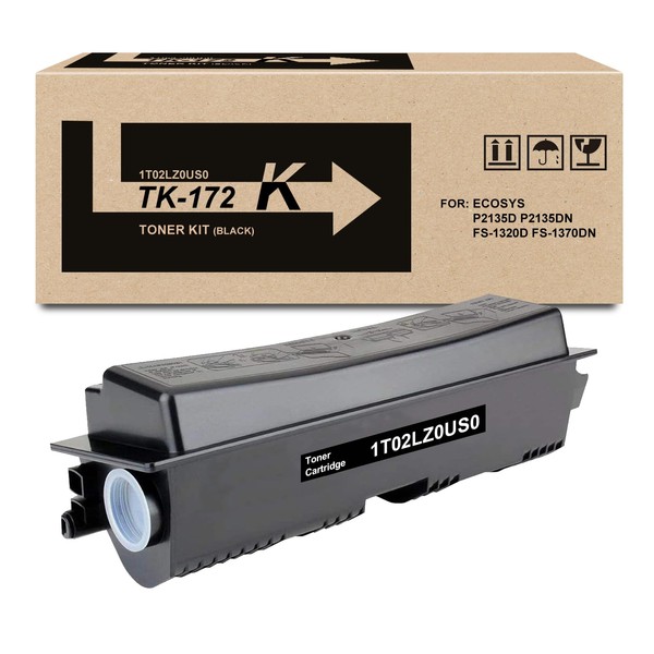BUEGOO TK172 TK-172 1T02LZ0US0 Black Toner Cartridge Compatible for ECOSYS
