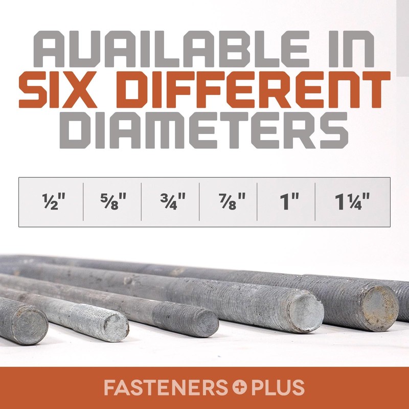 7/8"-9 x 24" L-Bolt Concrete Anchor Bolt - Plain Finish