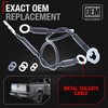 Tailgate Cable Compatible with 2004-2006 Toyota Tundra - OEM Replacement