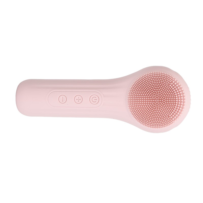 Electric Face Cleansing Brush Vibration Heating Waterproof Silicone Facial Deep