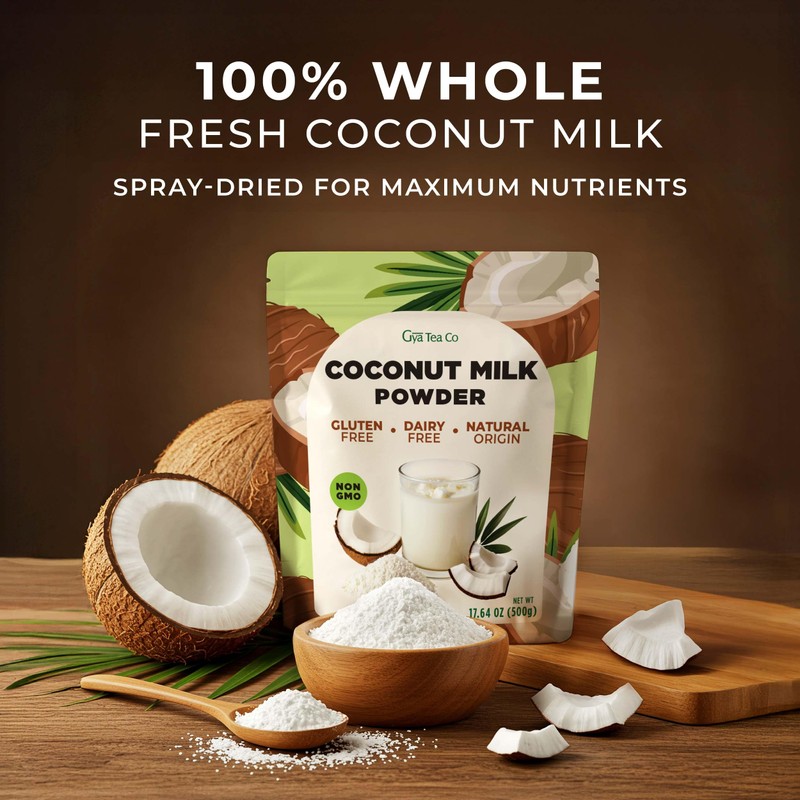 Gya Tea Co Coconut Milk Powder (17.64 Oz) - 100%