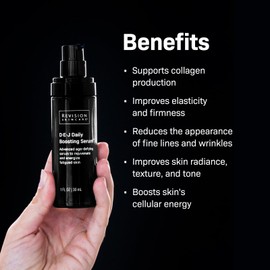 Revision Skincare D·E·J Daily Boosting Serum, 5 Anti Aging Benefits, Reduces Wrinkles, Supports Skin Firmness and Skin Elasticity, 0.5 Fluid Ounce