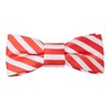 Jacob Alexander Infant Candy Cane Red White Stripe Clip-On Bow