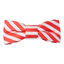Jacob Alexander Infant Candy Cane Red White Stripe Clip-On Bow Tie