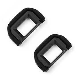 EF Eyecup,Fotover Camera EF Eyecup Replacement Eyepiece for Canon 650D 600D 550D 500D 450D 1100D 1000D 400D, Rebel XT XTi XS XSi T1i T2 T2i T3 T3i T4i T5i SL1 Cameras Viewfinder, 2 Pack