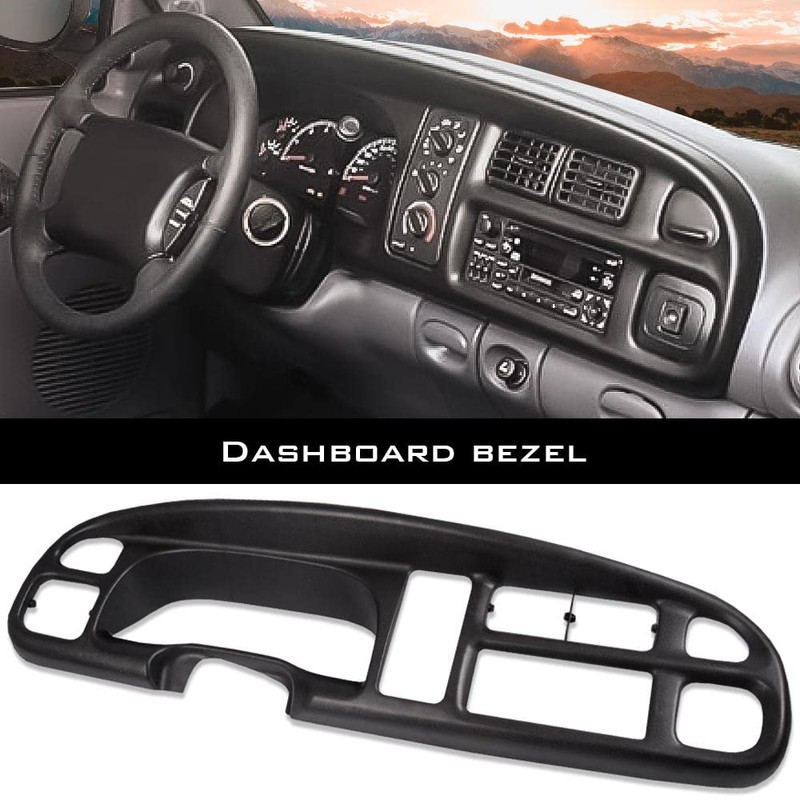 G-PLUS Dash Cover Bezel with 8 Clips Compatible with Dodge