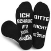Gemtte Racing Car Novelty Socks, Size 36-45 F1 Funny Socks