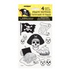 Pirate Temporary Tattoos (4 sheets)