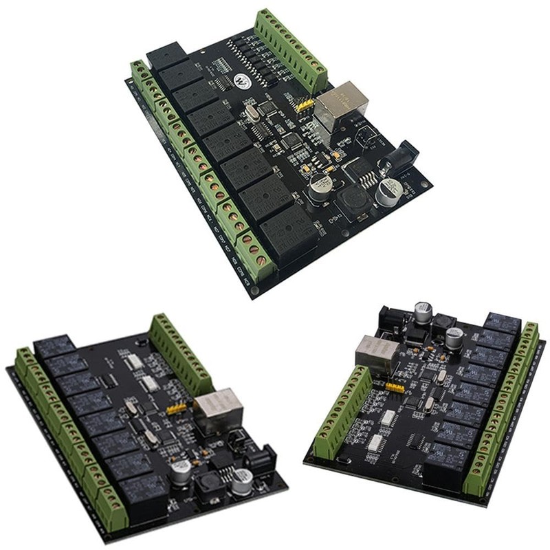 Wireless Relay Module, DC 9-24V 8 Channel Wireless Smart Switch