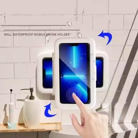 JGreenUnlimited Waterproof Touch Screen Shower Smartphone Holder with 360° Rotation Feature