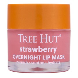 Tree Hut Strawberry Overnight Lip Mask, Hydrating Lip Treatment, Leave On Overnight for Soft, Smooth Lips, Holiday Gift & Stocking Stuffer, 0.6 oz