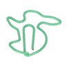 100 Pcs Rabbit Shaped Paper Clip Creative Cute Cartoon Animal