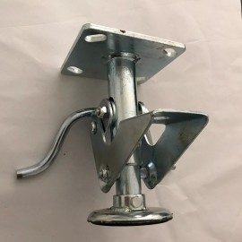 Unbranded/Generic 6" Floor Lock Brake with Non-Slip Rubber Pad for 6" x 2" Casters (1)