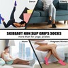 SkiBeaut Grips Non Slip Socks for Women, 4 Pairs Yoga