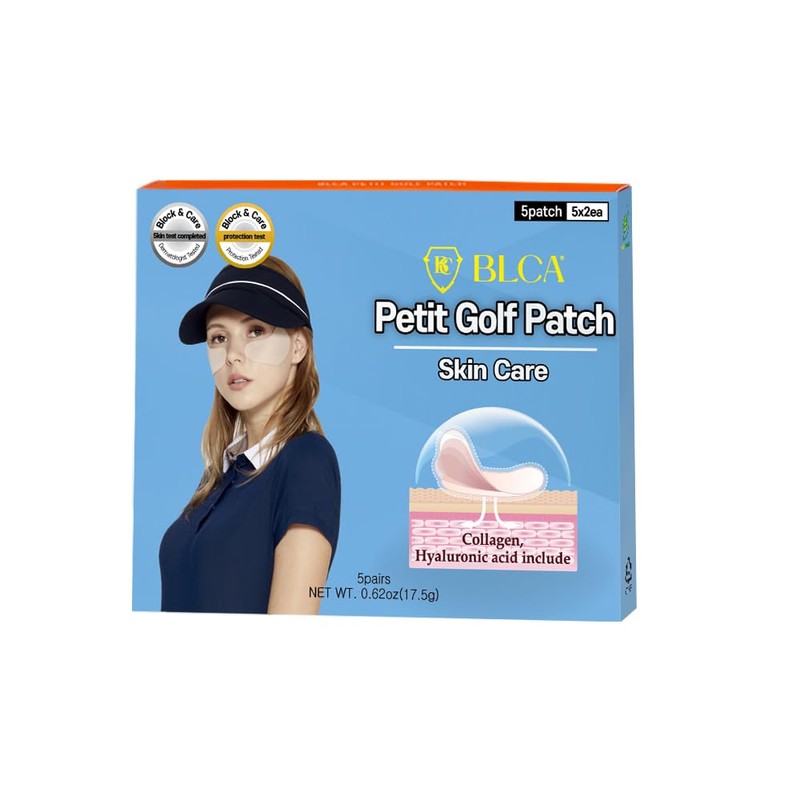 Nutriadvisor Block&Care - Parches de golf para protección solar, parches