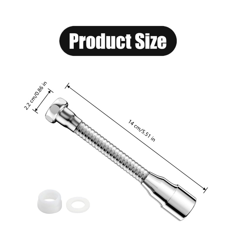Faucet Extender with 360° Rotation Professional Tap Extender Tap Extension
