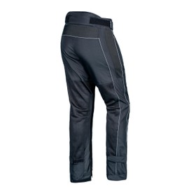 Men’s Motorcycle Mesh Pants Full Leg Zipper Riding Pants powersports Protective Armored CE Over The Boot Motocross Pants Black