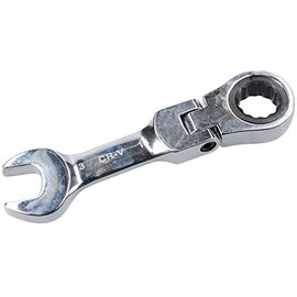 AB Tools 13mm Stubby Metric Flexible Flexi Head Ratchet Combination Spanner 72 Teeth
