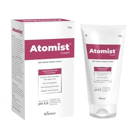 Brinton Atomist Skin Barrier Repair Cream, 125 gm | Enriched with Ceramides, Oats Lipids & GLA