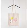 Moonworks® Shopping Bag with German Text "Ich bin jetzt fertig