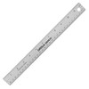 Office Depot Stainless Steel Ruler, 12in., NB-20110510 SILVER