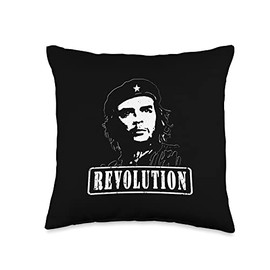 Che Guevara Rebel Signature Guerrilla Icon Revolution Throw Pillow
