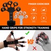 Hand Grip Strengthener 2 Pcs Adjustable Finger Exerciser and Finger