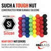 Silicon Lug Nut Covers Black 21mm | Flexible & Durable