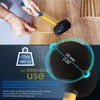 S&R Rubber Hammer Black 65 mm, 680g with Ergonomic Shaped