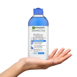 Garnier Skin active Micellar Water With Cornflower Extract, All-in-1 Micellar Water Delicate Skin & Eyes, 400 mL