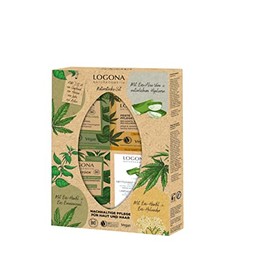 LOGONA Naturkosmetik Solid Natural Pieces Set, Sustainable Care for Skin and Hair