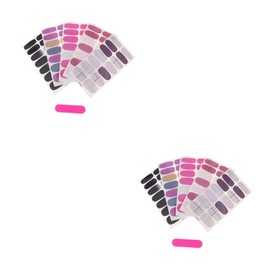 Baluue 2sets Women Nail Stickers Nail Stickers for Nail Art Nail Art Sticker Nail Art Decals 6pcs*2