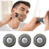 2024 Upgraded 3Pcs Shaver Replacement Blades with Clean Brush For