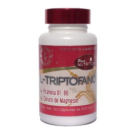 Triptófano 500 mg – 60 Cápsulas – Suplemento Alimenticio